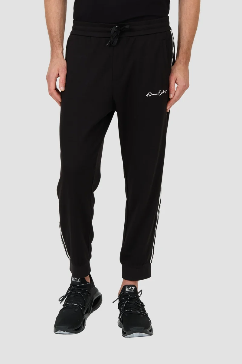 ARMANI EXCHANGE Czarne męskie spodnie dresowe XL
