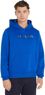 Tommy Hilfiger Męska bluza z kapturem RWB Hilfiger, ultramiękka, XS, Ultraniebieski, XS - Bluzy męskie - miniaturka - grafika 1