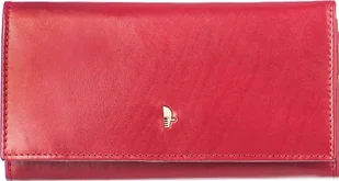 Puccini Portfel damski skórzany PUCCINI MU1705 3 Czerwony uniwersalny - Portfele - miniaturka - grafika 1