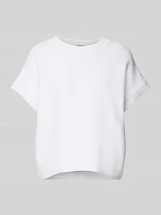 Sweter z dzianiny z prążkowanymi wykończeniami model ‘Kadira’ - Swetry damskie - miniaturka - grafika 1