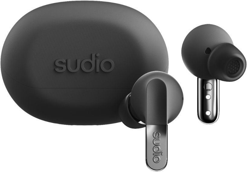 Sudio Earbuds N3 Pro Bluetooth In-ear Microphone Titanium Black Noise canceling Wireless N3PROBLK
