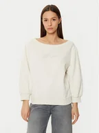 Bluzy damskie - BOSS Bluza 50538987 Biały Relaxed Fit - miniaturka - grafika 1
