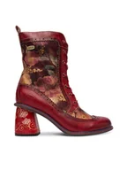 Botki damskie - Laura Vita Botki Evcao 81 Czerwony - miniaturka - grafika 1