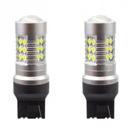 Żarówki samochodowe - CANBUS AMiO 01173 Żarówki Led 24SMD 3030 T20 7440 W21W White 12V/24V / para AMI-01173 - miniaturka - grafika 1