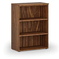 Regały biurowe - Regał biurowy PRIMO WOOD, 1087 x 800 x 420 mm, orzech - miniaturka - grafika 1