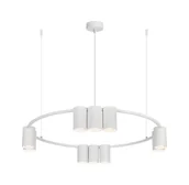 Lampy sufitowe - Biała nowoczesna lampa 10 punktowa K406 W9-B70 - miniaturka - grafika 1