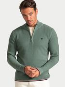 Swetry męskie - SIR RAYMOND TAILOR Sweter "Towner" w kolorze zielonym - miniaturka - grafika 1