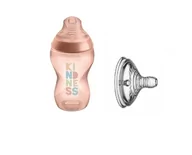 Butelki dla niemowląt - Butelka 340 ml girl + szybki smoczek Tommee Tippee - miniaturka - grafika 1