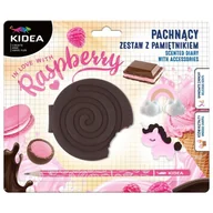 Notesy i bloczki - Derform Pamiętnik pachnący z akcesoriami Malinowy krem - kosmetyk - miniaturka - grafika 1