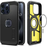 Etui i futerały do telefonów - Etui Spigen TOUGH ARMOR MAG (MagSafe) do IPhone 15 Pro czarne - miniaturka - grafika 1