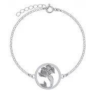 Biżuteria dla dzieci - Bransoletka Syrenka srebro - miniaturka - grafika 1