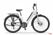 Rowery elektryczne - Rower elektryczny Ecobike X-Cross, LG 17,5 Ah (630 Wh), White, 2024 - miniaturka - grafika 1