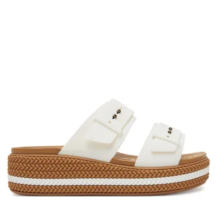 Klapki Crocs Brooklyn Woven Buckle 209978 Biały - Klapki i japonki damskie - miniaturka - grafika 1