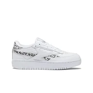 Sneakersy damskie - Reebok Damskie sneakersy Club C Double Revenge, Ftwr biały rdzeń czarny czysty szary 2, 40.5 EU - miniaturka - grafika 1