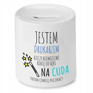 Skarbonki - Dla Kontrolera Skarbonka na Urodziny na Prezent` z Nadrukiem ze Zdjęciem + Opakowanie na prezent (wzór 02) - miniaturka - grafika 1