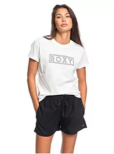 Koszulki i topy damskie - Roxy EPIC AFTERNOON WORD SNOW WHITE t-shirt damski - L 89914373 - grafika 1