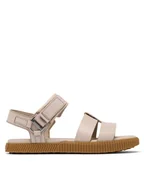 Sandały damskie - Sorel Sandały ONA AVE™ Women's Ankle Strap 2113191 Szary - miniaturka - grafika 1
