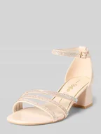 Sandały damskie - Sandały z obszyciem kamieniami stras model ‘LILLY GLAM’ - miniaturka - grafika 1