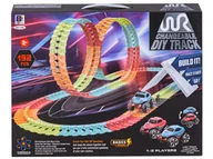 Pociągi dla dzieci - Elastyczny Tor Samochodowy, Wyścigowy 192 Elementy - miniaturka - grafika 1