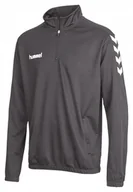 Bluzy męskie - Hummel bluza męska Core half sweat r.3XL grafit - miniaturka - grafika 1