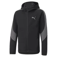 Odzież sportowa dziecięca - Kurtka Sportowa Dziecięca Puma Evostripe Czarny - miniaturka - grafika 1