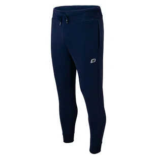 Spodnie dresowe New Balance MP23600ECL - granatowe - Spodnie sportowe męskie - miniaturka - grafika 1