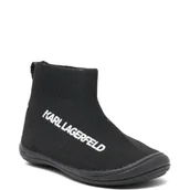 Buty dla dziewczynek - Karl Lagerfeld Kids Sneakersy - miniaturka - grafika 1