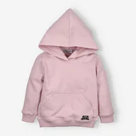 Bluzy dla dziewczynek - Bluza dziewczęca z dzianiny dresowej Pandamello - miniaturka - grafika 1