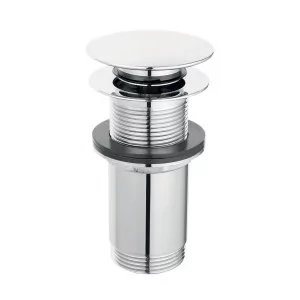 FERRO S285-WBP-B ROTONDO zawór spustowy bez przelewu 5/4", wysoki, chrom - Korki do umywalek - miniaturka - grafika 1