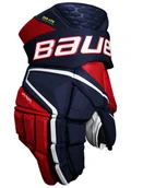 Hokej - Rękawice hokejowe Bauer Vapor Hyperlite navy/red/white Intermediate 12 cali - miniaturka - grafika 1