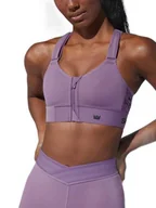 Biustonosze - BIUSTONOSZ SPORTOWY SHEFIT FIOLETOWY ŚREDNIE PODTRZYMANIE REGULOWANY 2XL TRENING - miniaturka - grafika 1