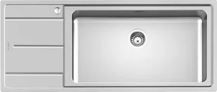 Foster Zlewozmywak 3216051 Evo 1-komorowy Foster Zlewozmywak do zabudowy 116 x 50 z prawą komorą - stal nierdzewna szczotkowana - Zlewozmywaki - miniaturka - grafika 1