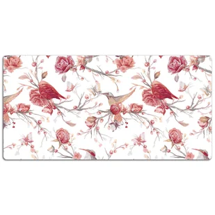 Podkładka na biurko Purpurowe ptaki 120x60 cm - Podkładki na biurko Podkładka na biurko Purpurowe ptaki 120x60 cm - Podkładki na biurko - miniaturka - grafika 1