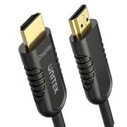 Huby USB - Unitek światłowód HDMI 2.0 10.0m Y-C1028BK - miniaturka - grafika 1