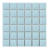 Płytki ceramiczne - Mozaika Kiel Blue Ceramic Mat 30.3x30.3 Artens - miniaturka - grafika 1