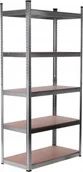 Szafy i regały magazynowe - PSB Regał metalowy 180x90x40x cm - 5 półek ocynkowany praktyczny - miniaturka - grafika 1