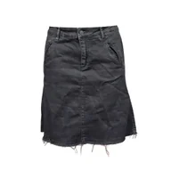 Spódnice - PART TWO Spódnica Midi Wygodna Jeansowa Wytrzymała Czarna Rozmiar 38/1 - miniaturka - grafika 1