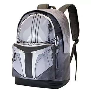 The Mandalorian Helmet-Plecak HS FAN, Szary, Szary, Talla única, Plecak HS FAN Helmet - Plecaki - miniaturka - grafika 1
