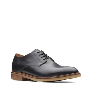 Clarkdale Moon [black leather] - rozmiar 39.5 - Półbuty męskie - miniaturka - grafika 1