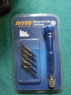 WKRĘTAK PRECYZYJNY Z KOŃCÓWKAMI 6 elementów NITEO - Śrubokręty - miniaturka - grafika 1