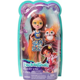 Mattel Enchantimals Felicity Fox & Flick FXM71 - Lalki dla dziewczynek - miniaturka - grafika 1