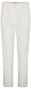 Morgan Damskie spodnie PSANGO Ecru T40, Off White, 38 - Spodnie damskie - miniaturka - grafika 1