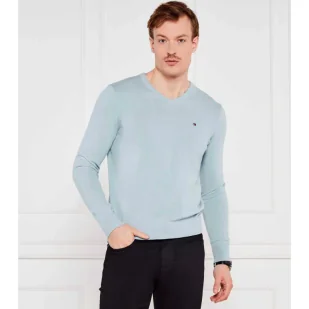 Tommy Hilfiger Sweter Regular Fit - Swetry męskie - miniaturka - grafika 1