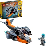 Klocki - LEGO CREATOR 3w1 CYBERDRON 31111 - miniaturka - grafika 1