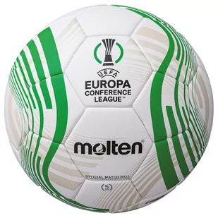 Molten F5C5000 Piłka do piłki nożnej UEFA Europa Conference League 2021/22 meczowa - Piłka nożna - miniaturka - grafika 1