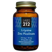 Suplementy naturalne - Labs212 L-Lysine Zinc Picolinate (45 kaps.) - miniaturka - grafika 1