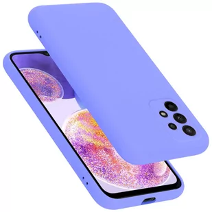 Pokrowiec Do Samsung Galaxy A23 4G / 5G Etui w LIQUID JASNY FIOLET TPU Silikon Case Cover Obudowa Ochronny Cadorabo - Etui i futerały do telefonów - miniaturka - grafika 1