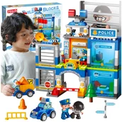 Klocki - KLOCKI KONSTRUKCYJNE CITY ACTION KOMISARIAT POLICJI Z WIĘZIENIEM 175 EL. - miniaturka - grafika 1