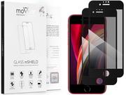 Szkła hartowane na telefon - 2 Szt. | moVear 2.5D Max Privacy - Prywatyzujące Szkło Hartowane Do Apple Iphone Se (2022 / 2020) / 8 / 7 (4.7") Na Cały Ekran | Antyspy, Do Etui, F.. - miniaturka - grafika 1