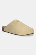 Klapki i japonki damskie - adidas Originals klapki zamszowe Adimule damskie kolor beżowy JR3587 - miniaturka - grafika 1